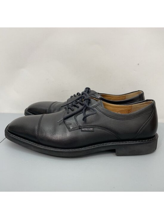 Mephisto Melchior Dress Oxfords Shoes Cap Toe Leather Black Mens 10.5 main image 12